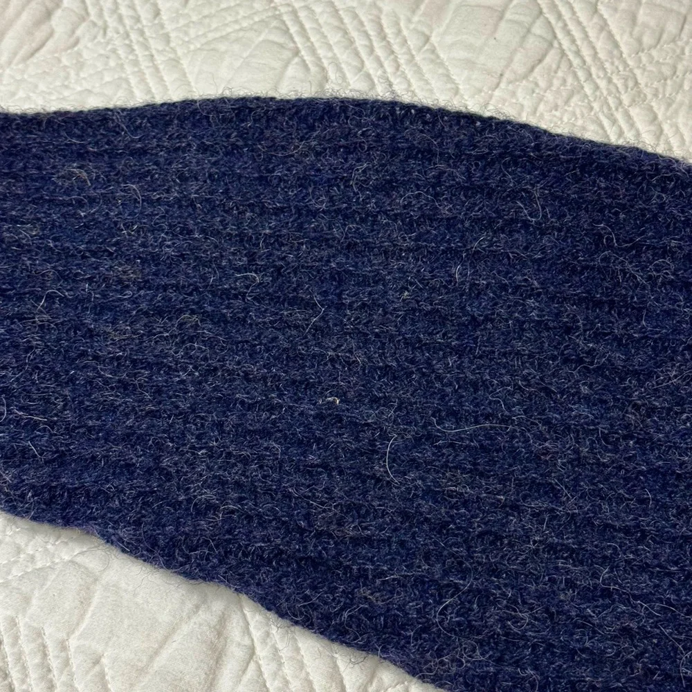 Vintage L.L. Bean Men’s Wool and Alpaca Full Zip Sweater - Large Long (Tall)